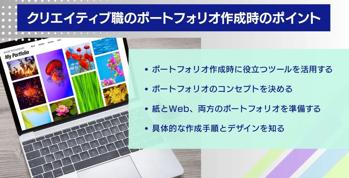 クリエイティブ職のポートフォリオ作成法