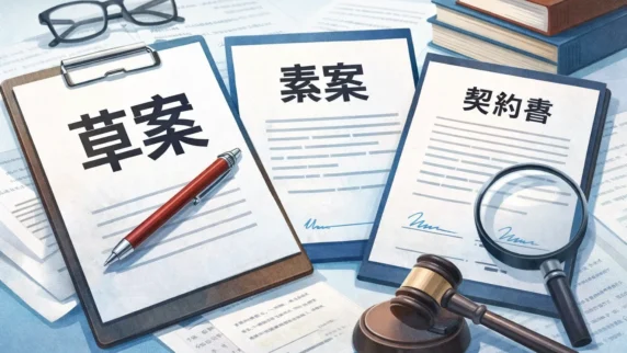 草案とは？意味・素案との違い・契約書での使い方を解説