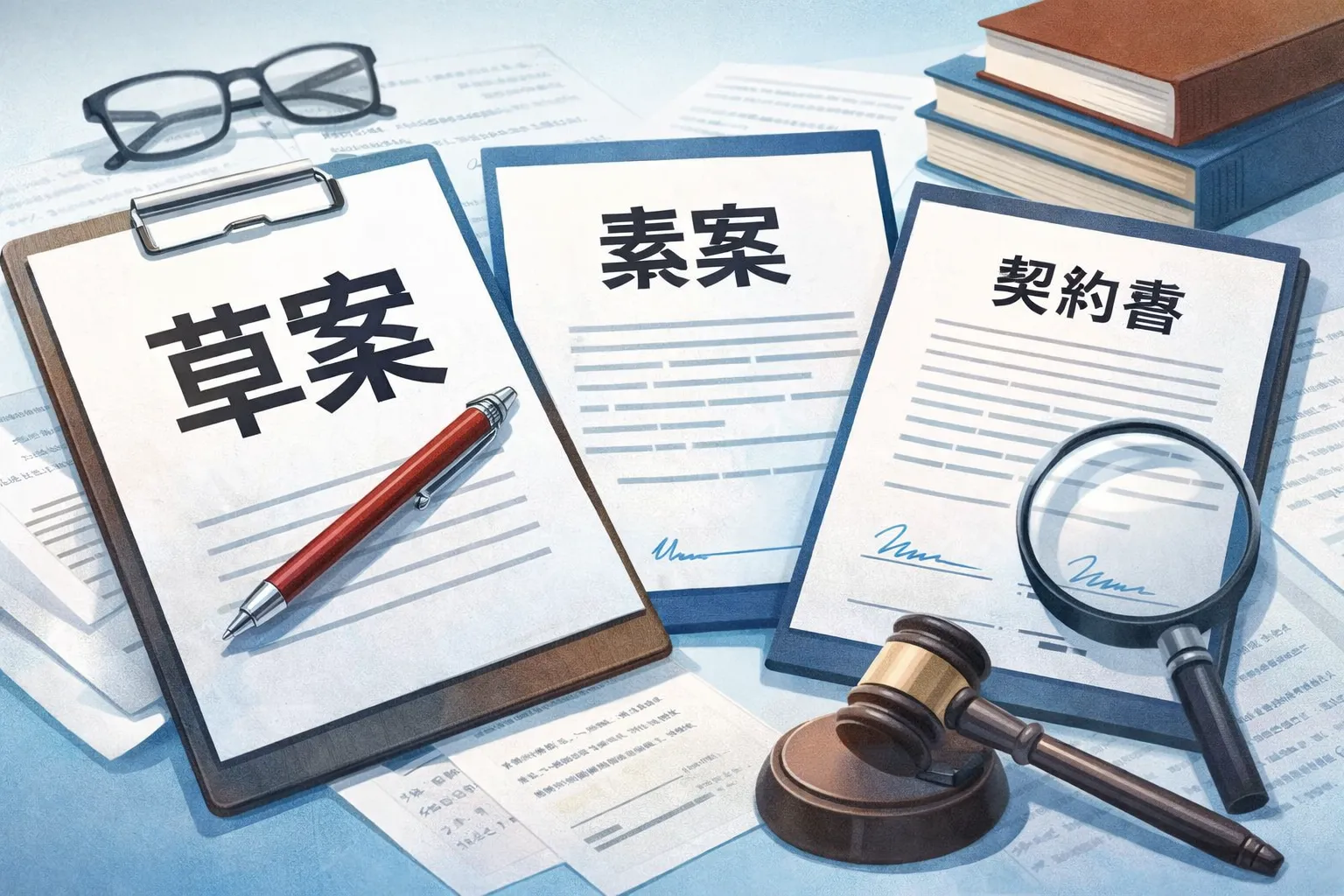 草案とは？意味・素案との違い・契約書での使い方を解説