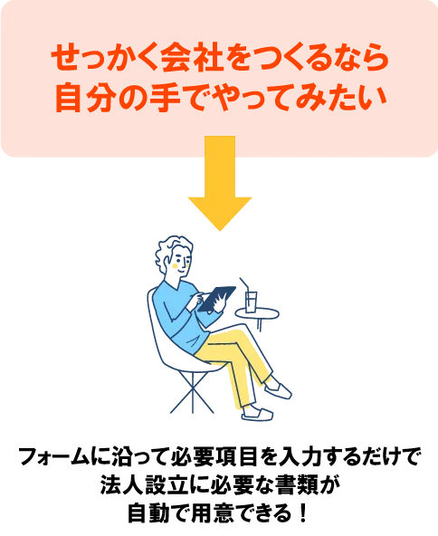 せっかく会社をつくるなら自分の手でやってみたい